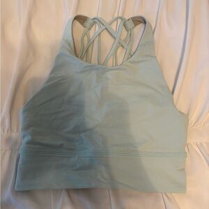 Lululemon Light Blue Strappy Bra